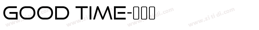 good time字体转换